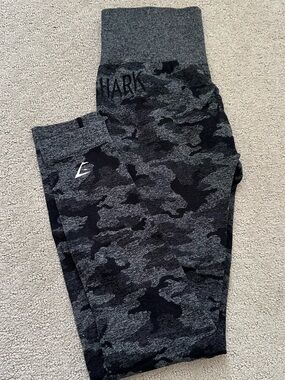 Gymshark' Gray Camo Active Leggings
